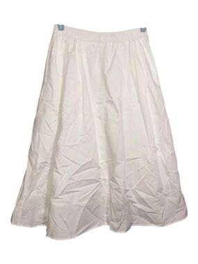 Sincerely Jules White A-Line Full Midi Skirt with Pockets Women’s Size Medium